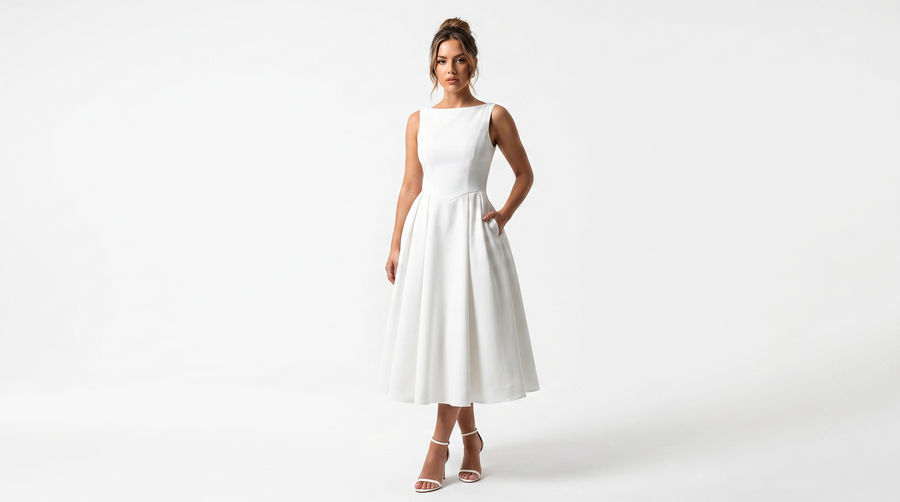 WHITE OCCASION – Elegantes Kleid für Hochzeit & besondere Events