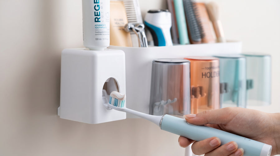 BATH ORGANIZER – Zahnbürsten- & Becherhalter, wandmontiert
