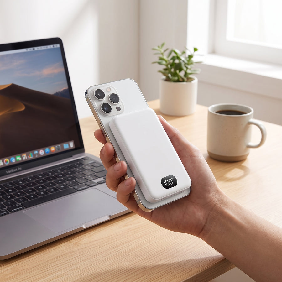 MAGCHARGE 10K – Magnetische Wireless Powerbank, 15W/20W