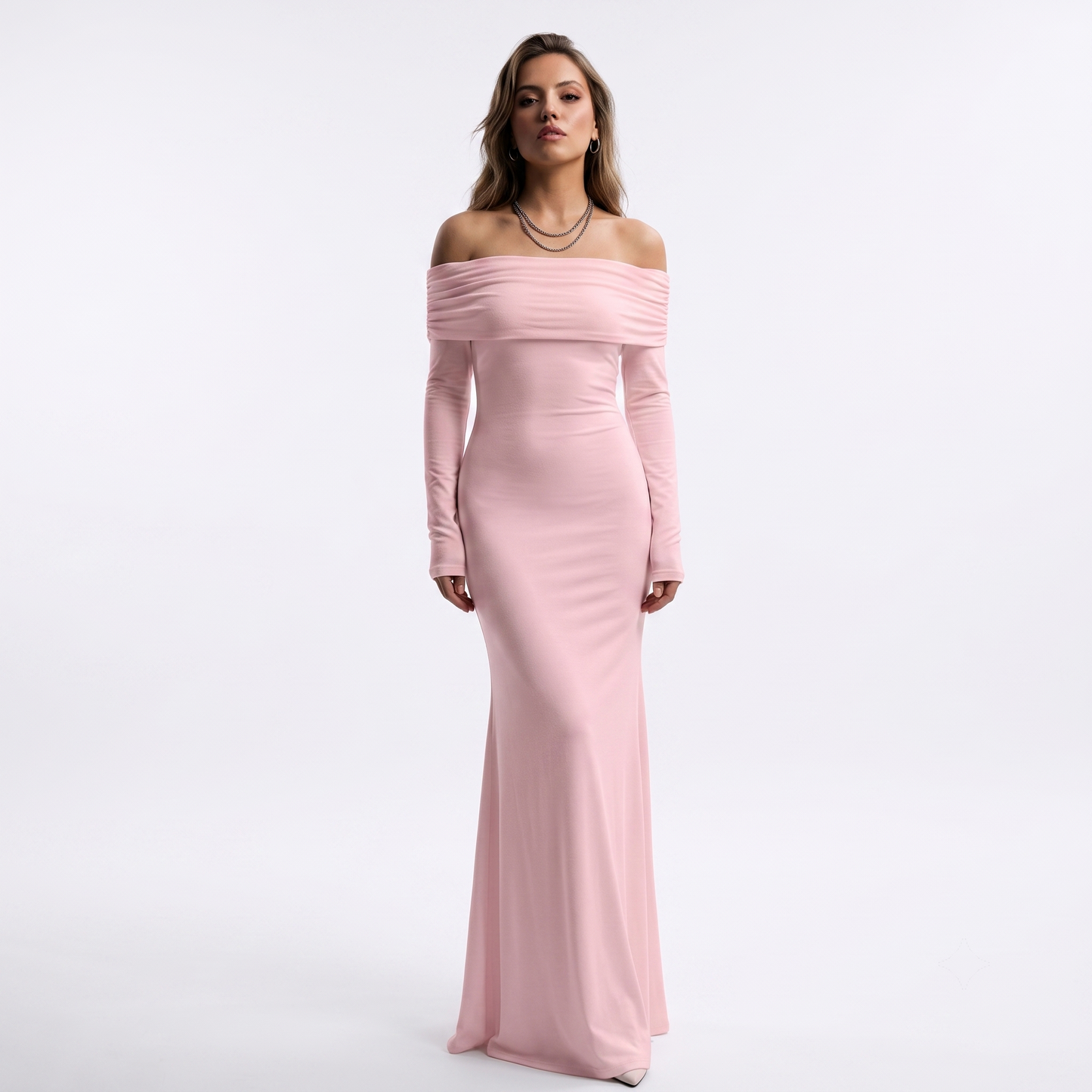 Elegant Off-Shoulder Maxi Dress