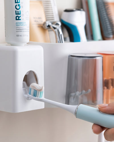 BATH ORGANIZER – Zahnbürsten- & Becherhalter, wandmontiert