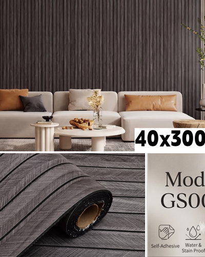 LUXE WALL – Selbstklebende 3D-Strukturtapete für Wände