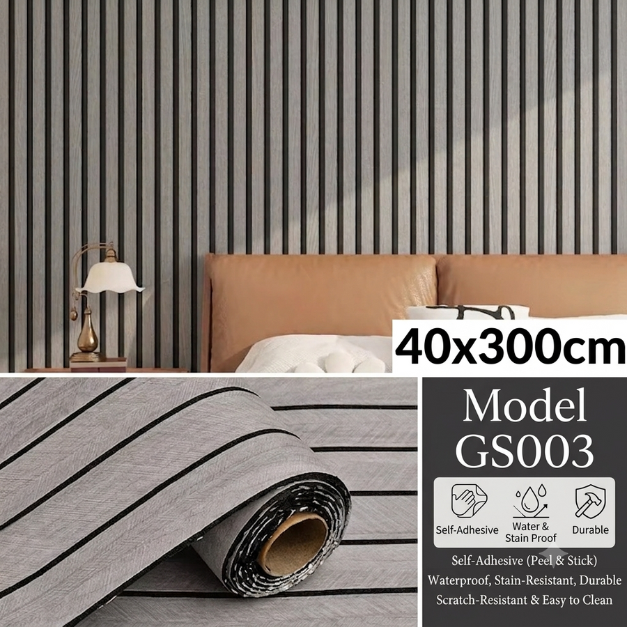 LUXE WALL – Selbstklebende 3D-Strukturtapete für Wände
