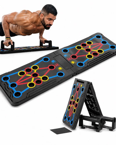 PUSH POWER – Klappbares Liegestütz-Trainingsboard