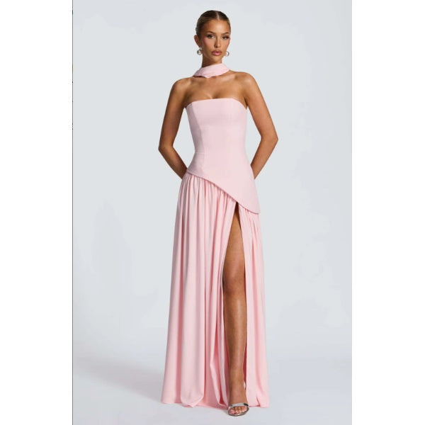 Mehrfarbiges Abendkleid – Elegant & Zeitlos