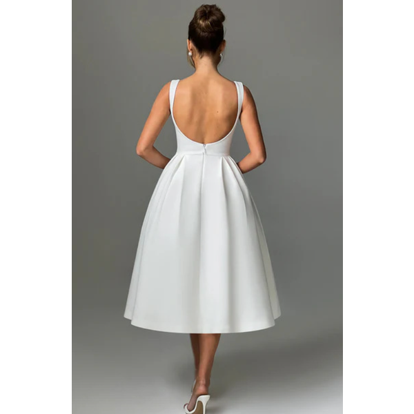 Elegantes Weißes Kleid für Hochzeiten & Events
