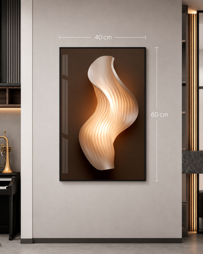 CRYSTAL FRAME – Wandbild-Set in Kristall-Optik, mehrteilig