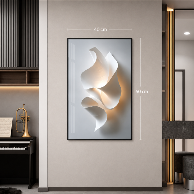 CRYSTAL FRAME – Wandbild-Set in Kristall-Optik, mehrteilig