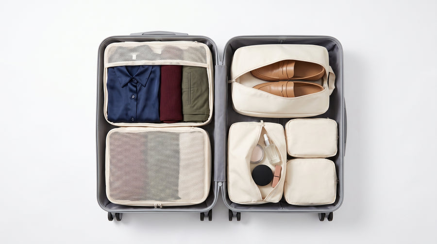 PACK SMART – 6-teiliges Packwürfel-Set für Koffer & Reisen