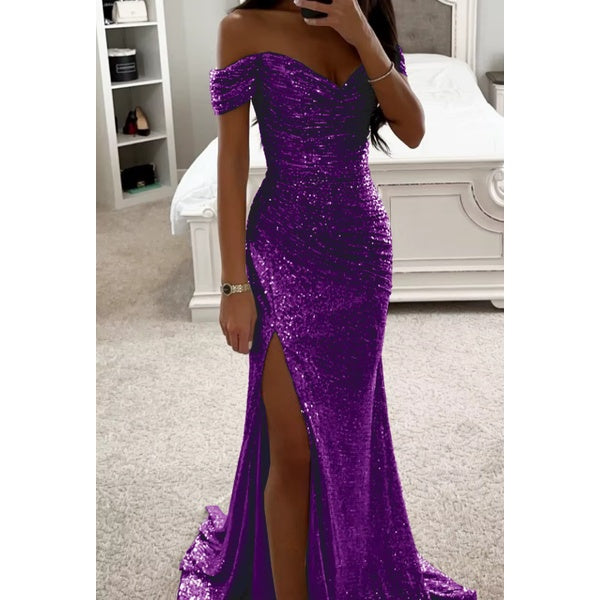 Pinkes Glitzerkleid – Elegantes Partykleid für Damen