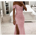 Pinkes Glitzerkleid – Elegantes Partykleid für Damen